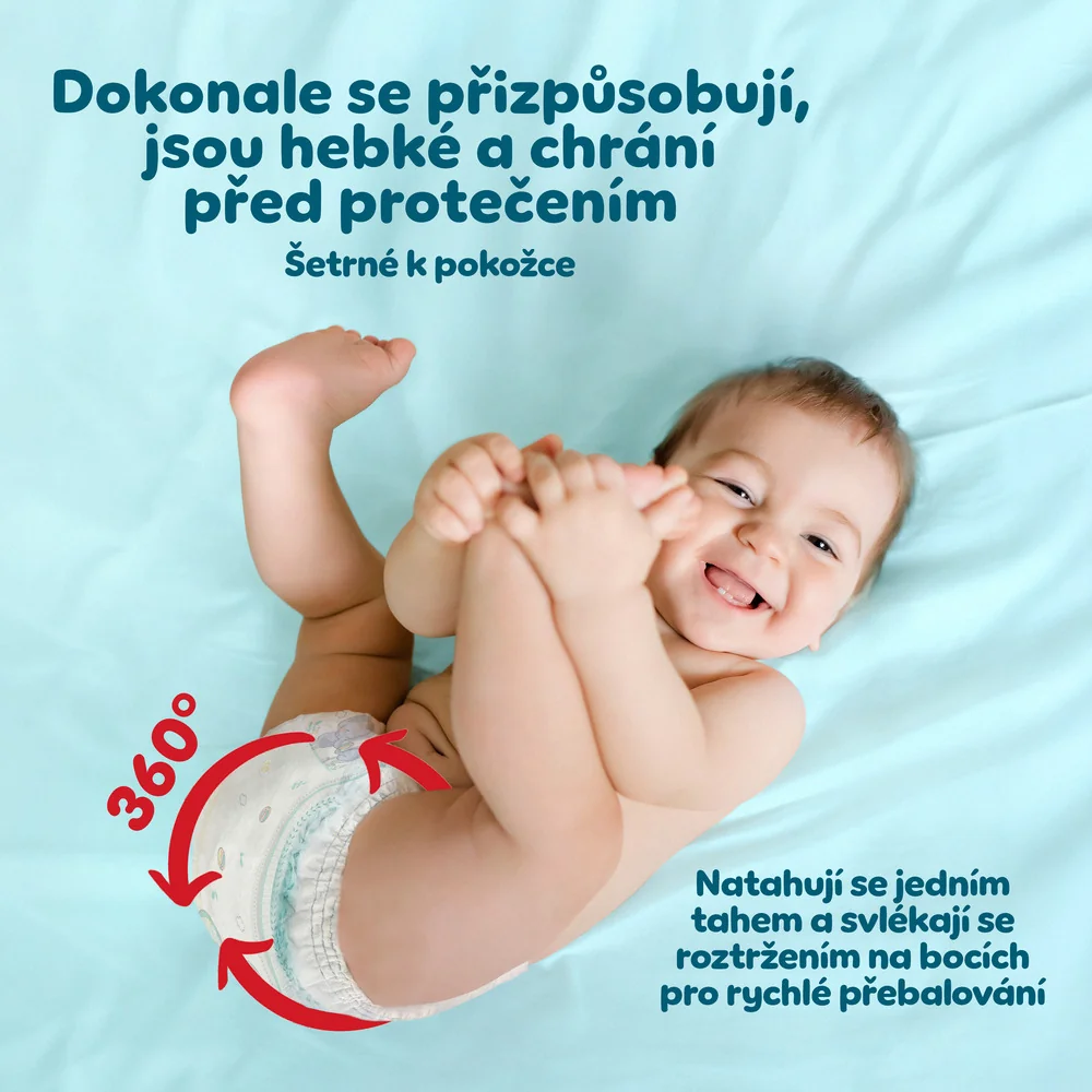 Pampers Premium Care Pants vel. 7 15+ kg plenkové kalhotky 62 ks