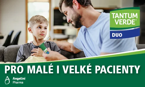 Tantum Verde Duo. Pro malé i velké pacienty. Tantum Verde Duo. Pro malé i velké pacienty.