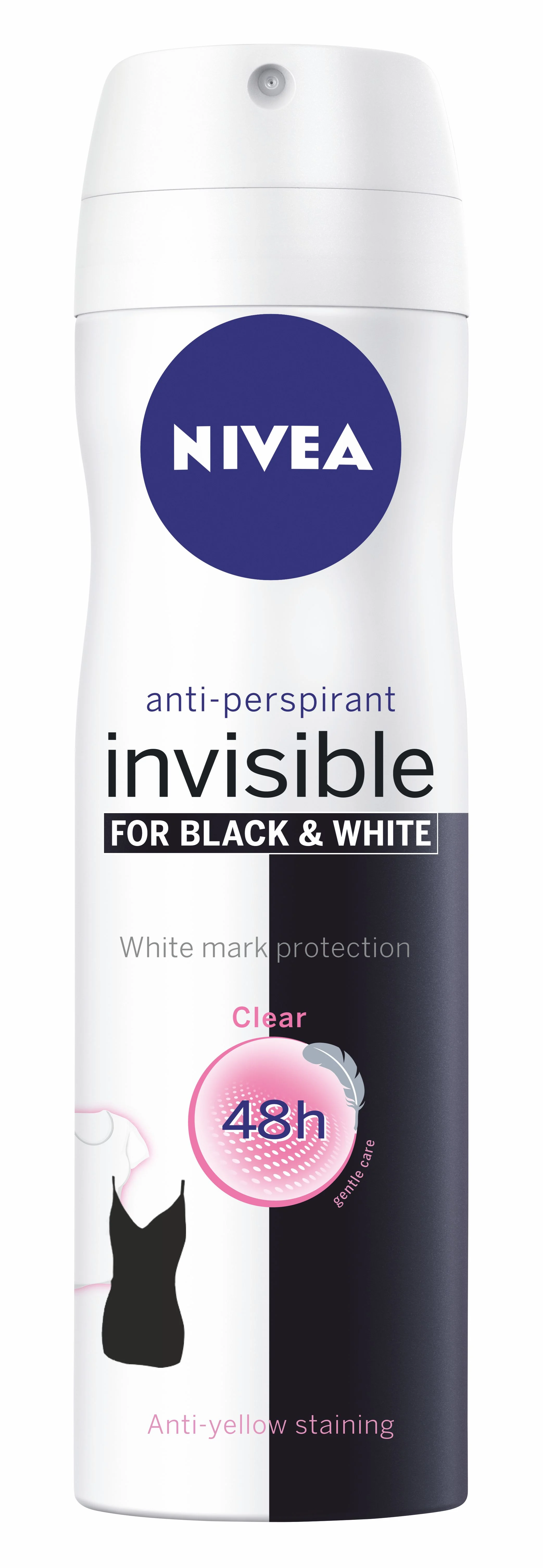 Nivea AP Black&White Clear sprej 150 ml