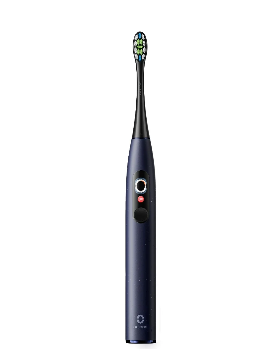 Oclean X Pro Digital set sonické kartáčky 2 ks zlatý+modrý