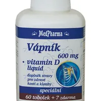 Medpharma Vápník 600 mg + Vitamín D liquid