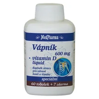 Medpharma Vápník 600 mg + Vitamín D liquid