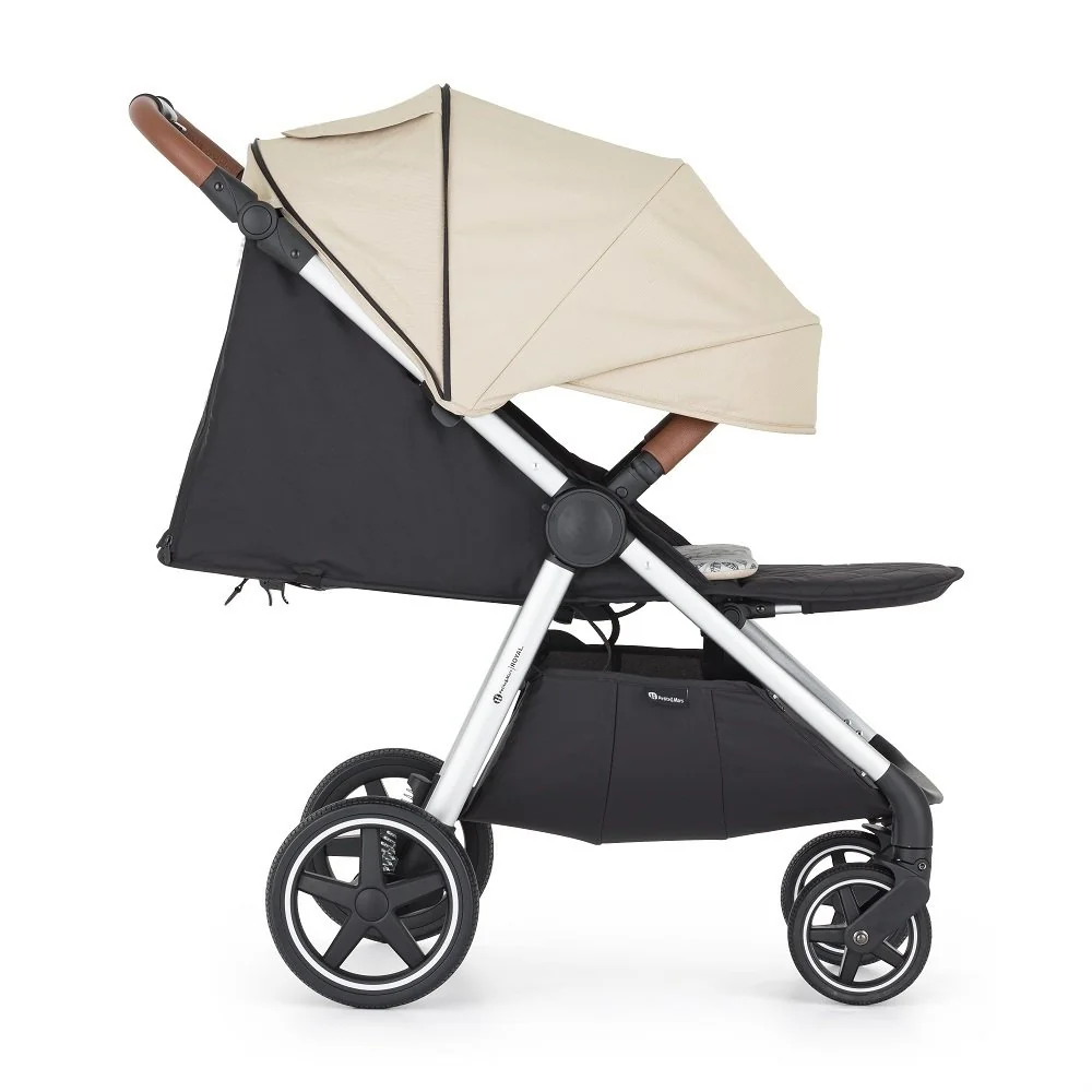 Petite&Mars Kočárek sportovní Royal3 Silver Sahara Beige