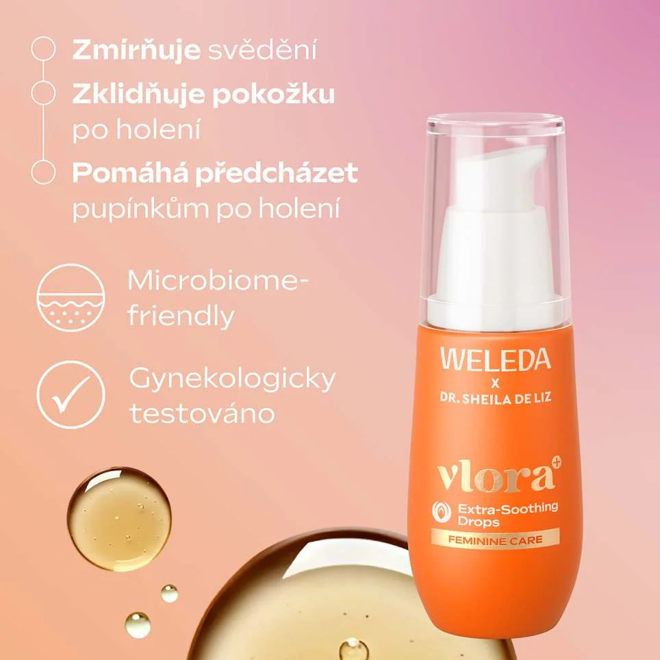 Weleda Vlora+ Extra Soothing Drops zklidňující olejová péče 30 ml