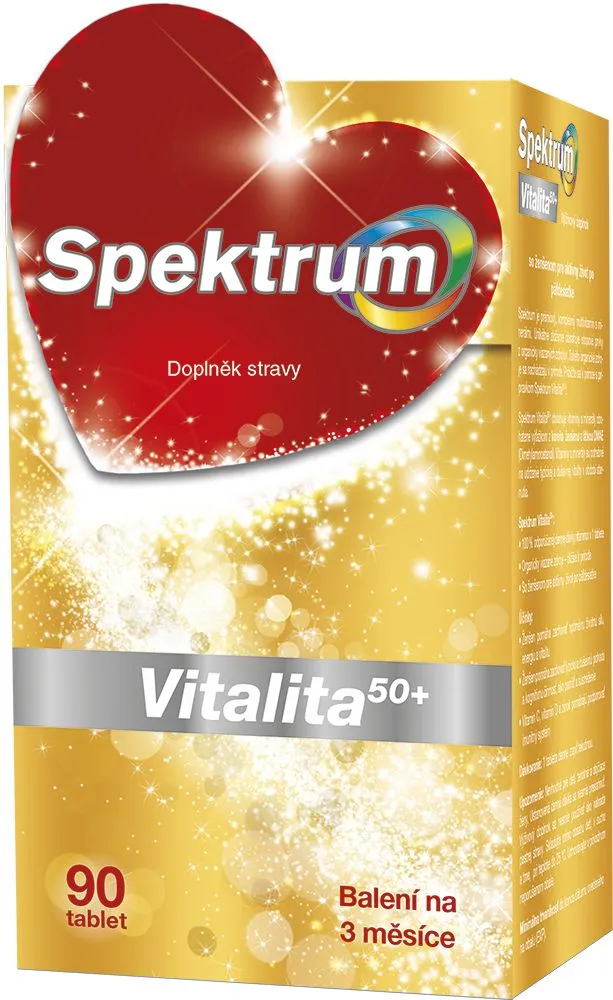 Spektrum Vitalita 50+ 90 tablet Vánoce 2018