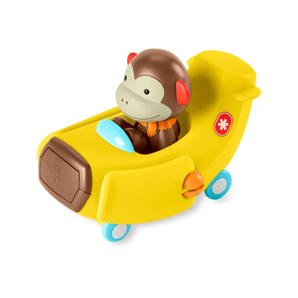 SKIP HOP Zoo Hračka letadlo banán 2r+