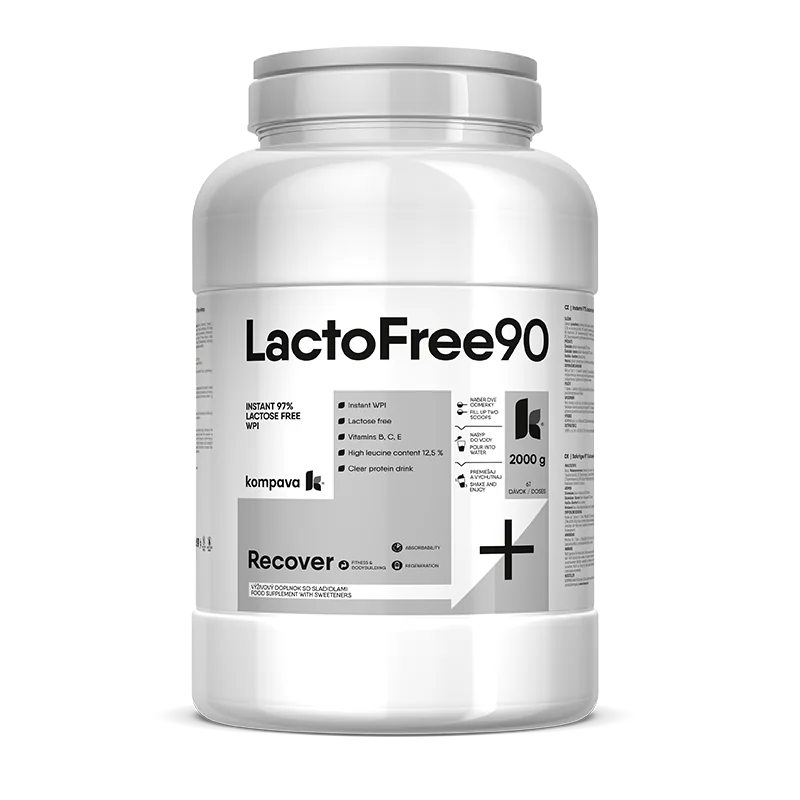 KOMPAVA LactoFree 90 vanilka 1000g