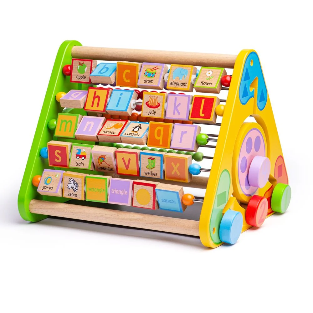 Bigjigs Toys Aktivní trojúhelník s angličtinou
