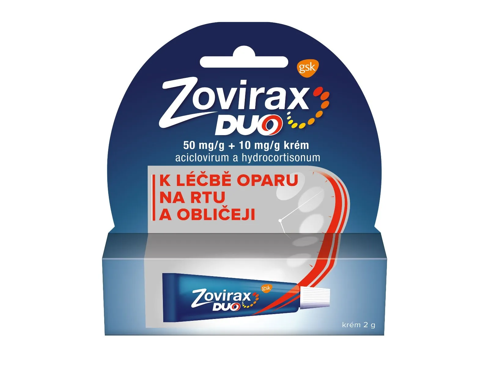 Zovirax Duo krém na opary 2 g