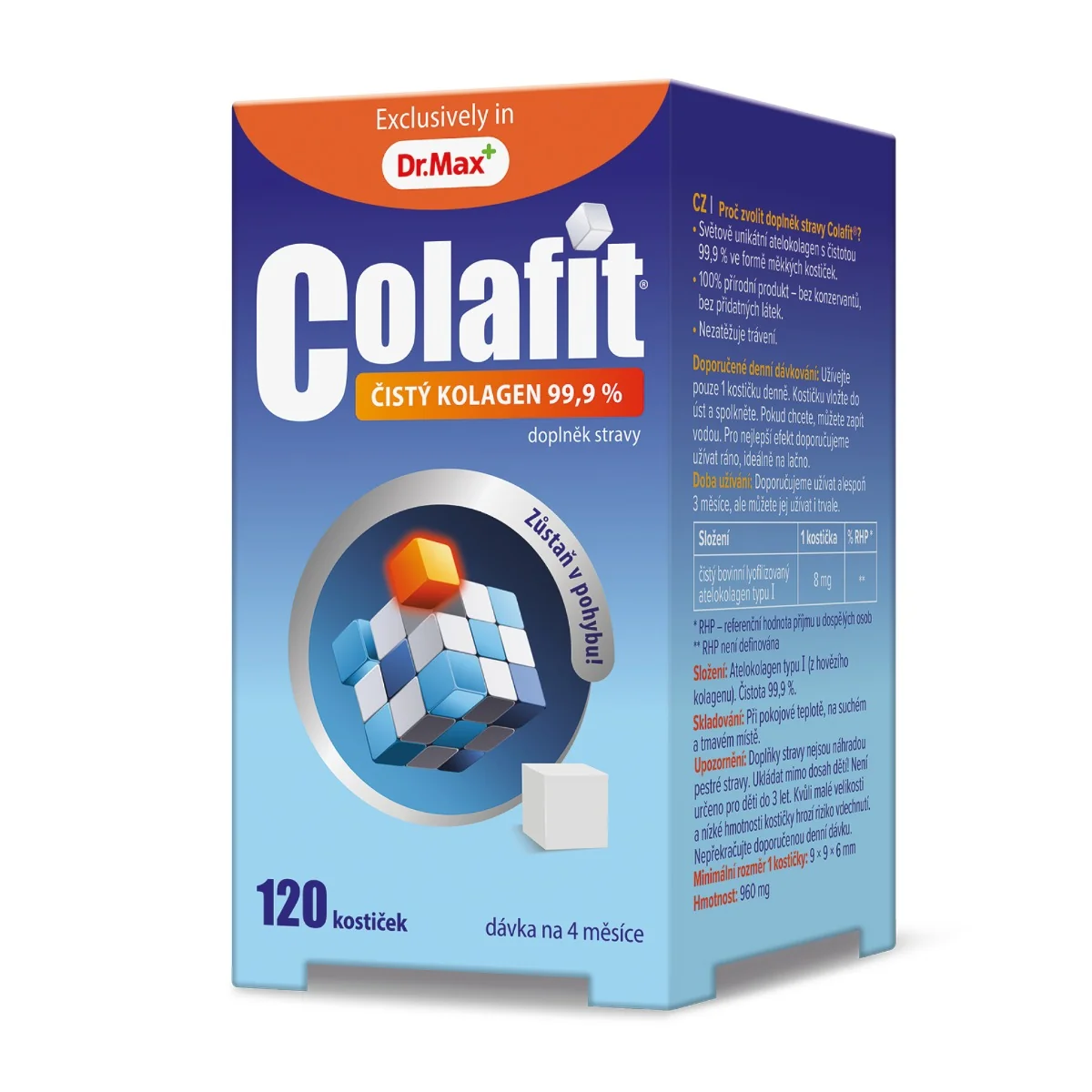 Dr. Max Colafit 120 kostiček | Dr. Max Lékárna