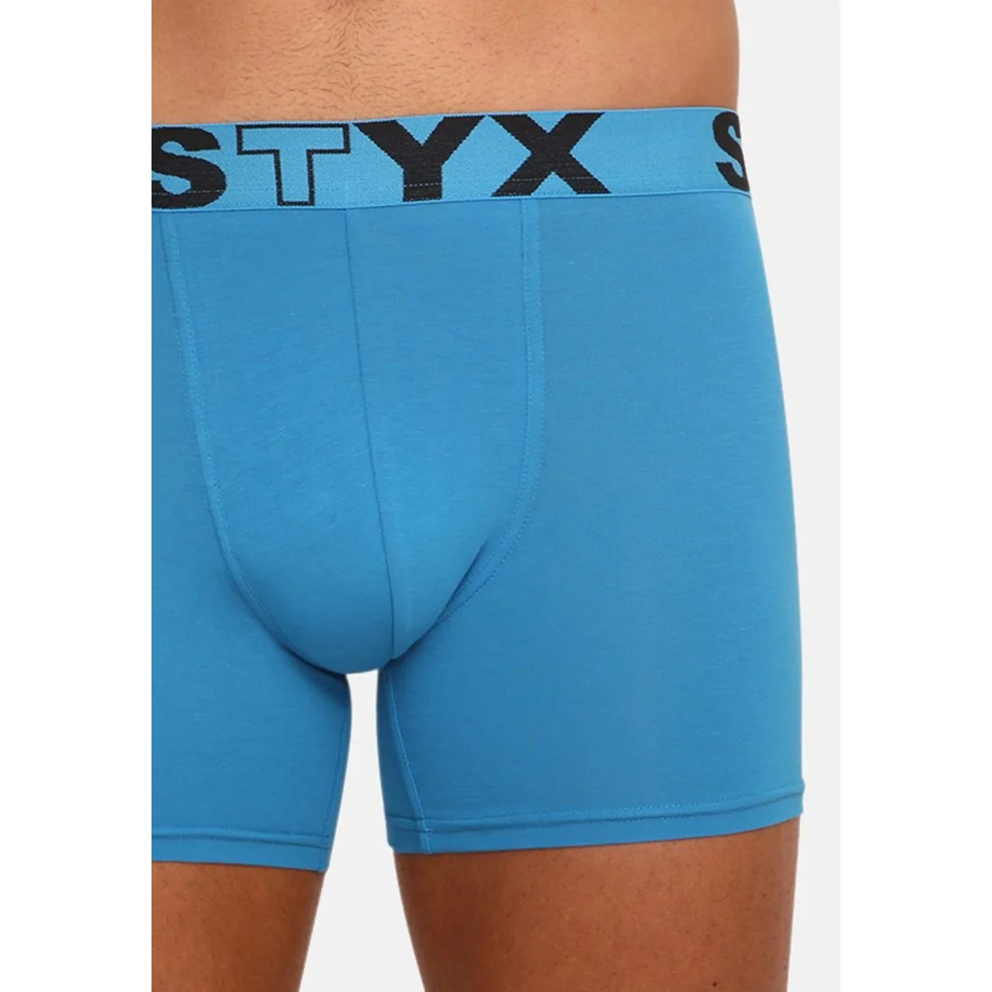 Styx 3PACK pánské boxerky long sportovní guma vícebarevné (U9696167) XXL