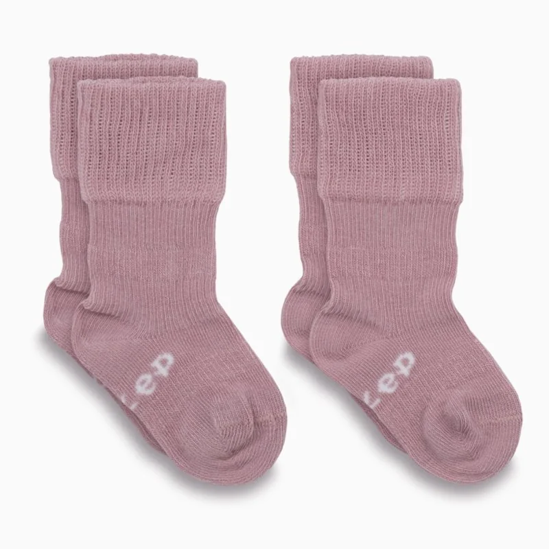 KipKep dětské ponožky Stay-on-Socks 12-18m 2páry Mauve