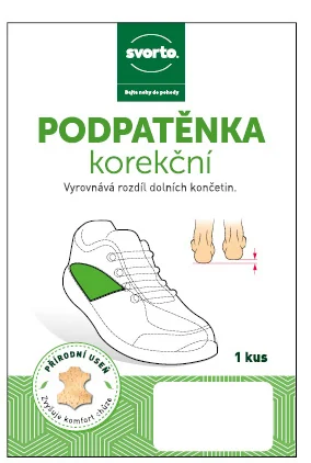 Svorto 017/d Podpatěnka korekční 2 cm 43–46 1 ks