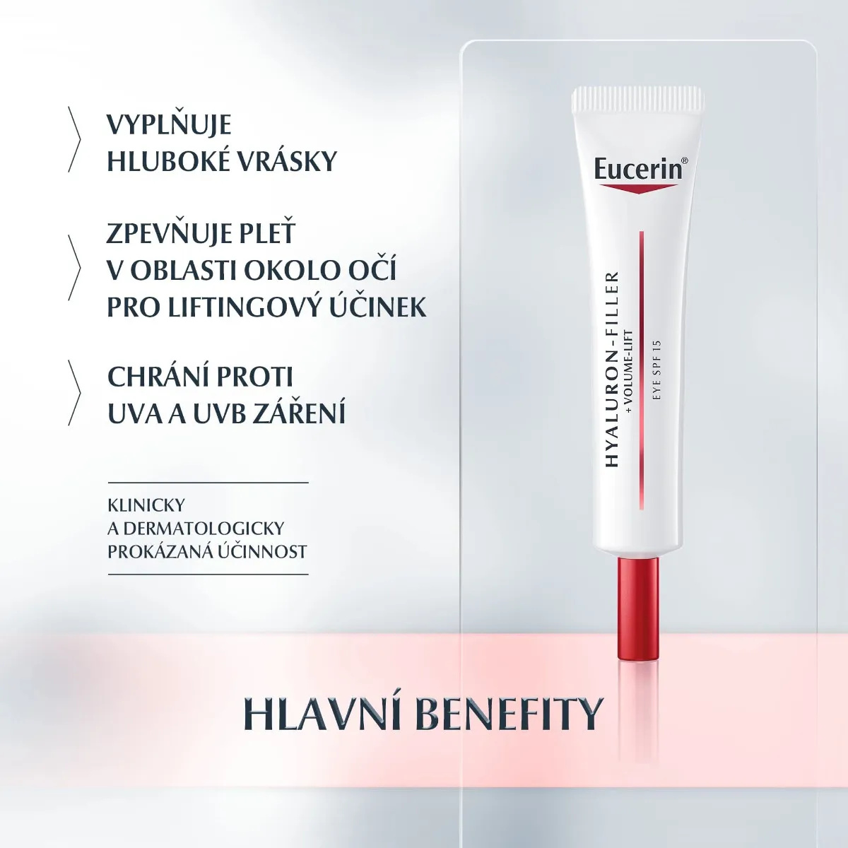 Eucerin Hyaluron-Filler + Volume-Lift oční krém 15 ml