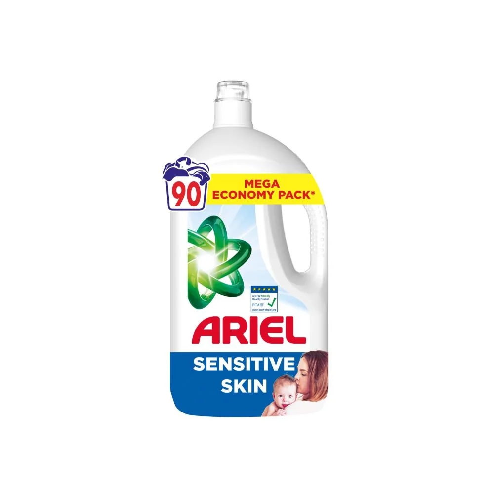 Ariel Sensitive prací gel 4,05 l 90 praní