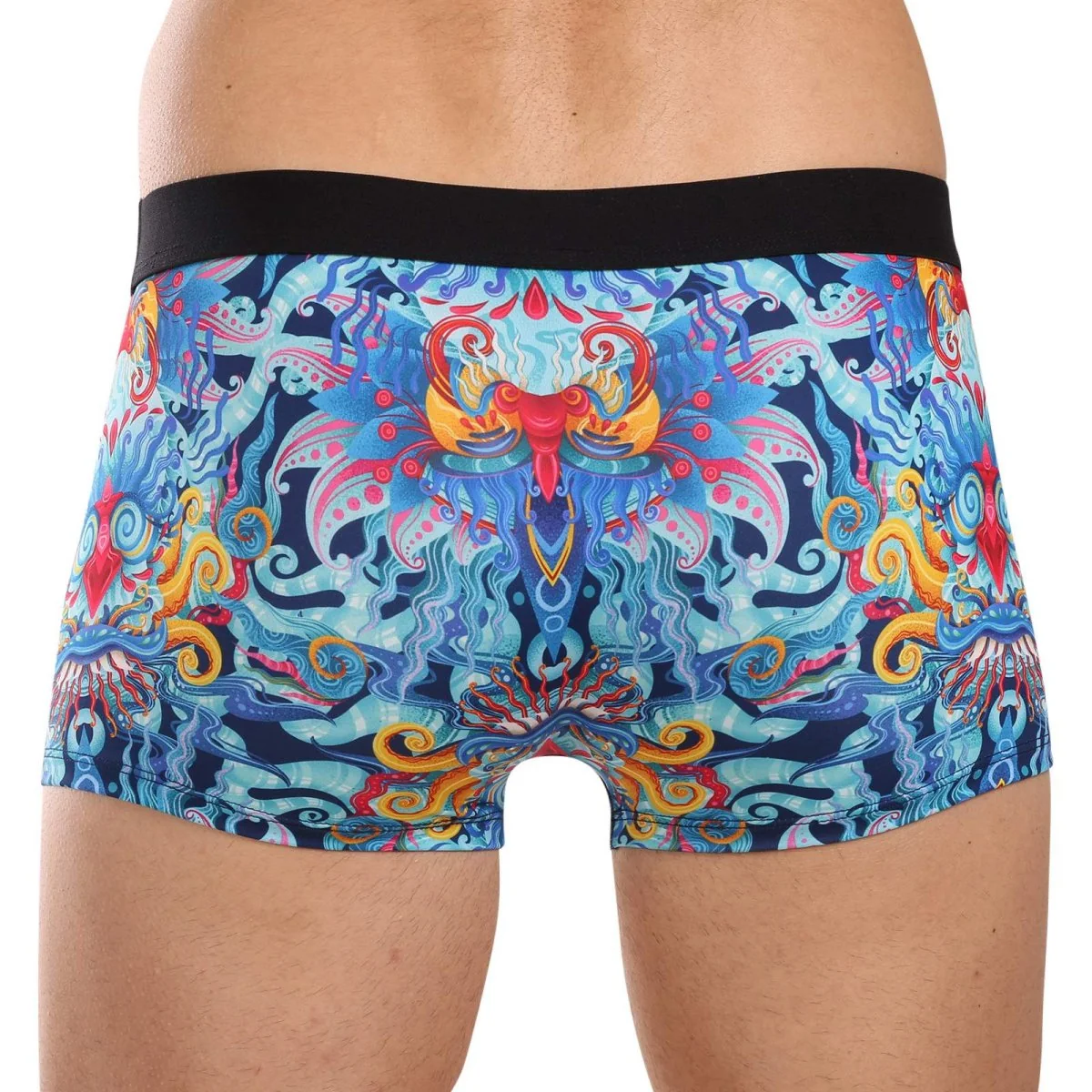 69SLAM Pánské boxerky Hip BLUE HABITAT (MSYBUH-PO) L 