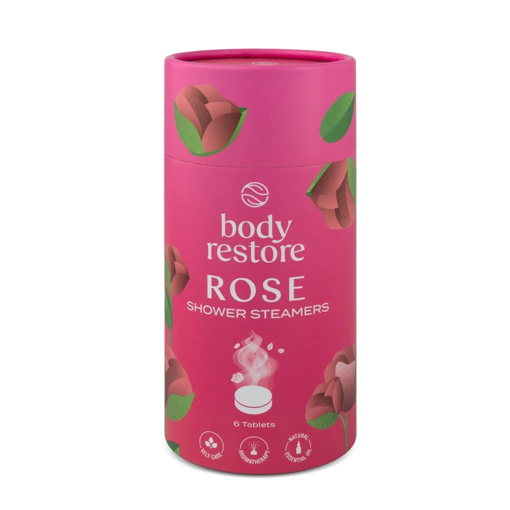 Body Restore Aromatické tablety do sprchy růže 6 ks