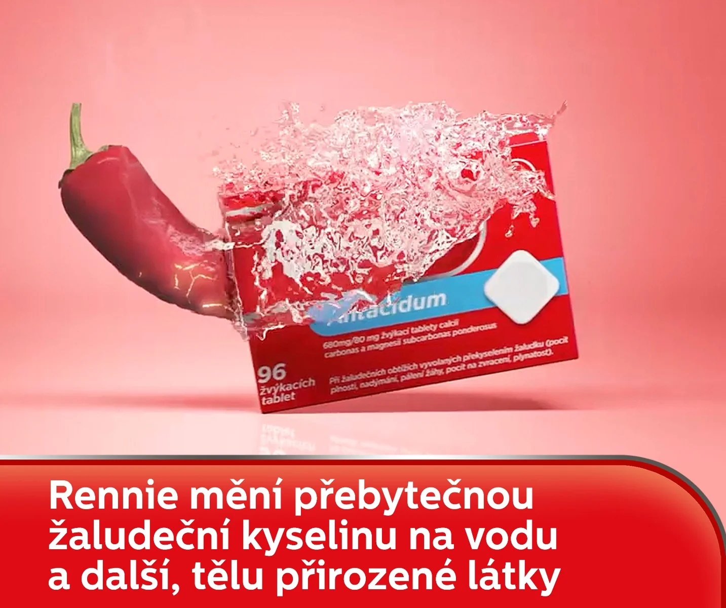 Rennie 96 žvýkacích tablet