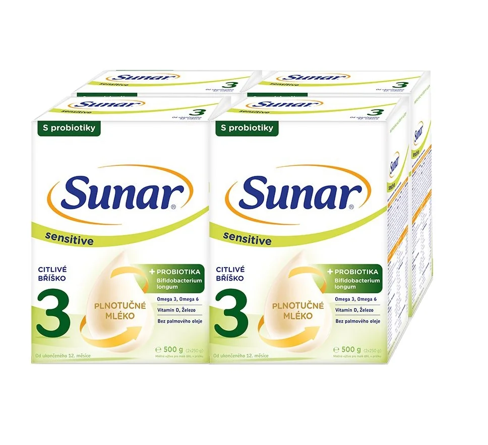 Sunar Sensitive 3 4x500 g