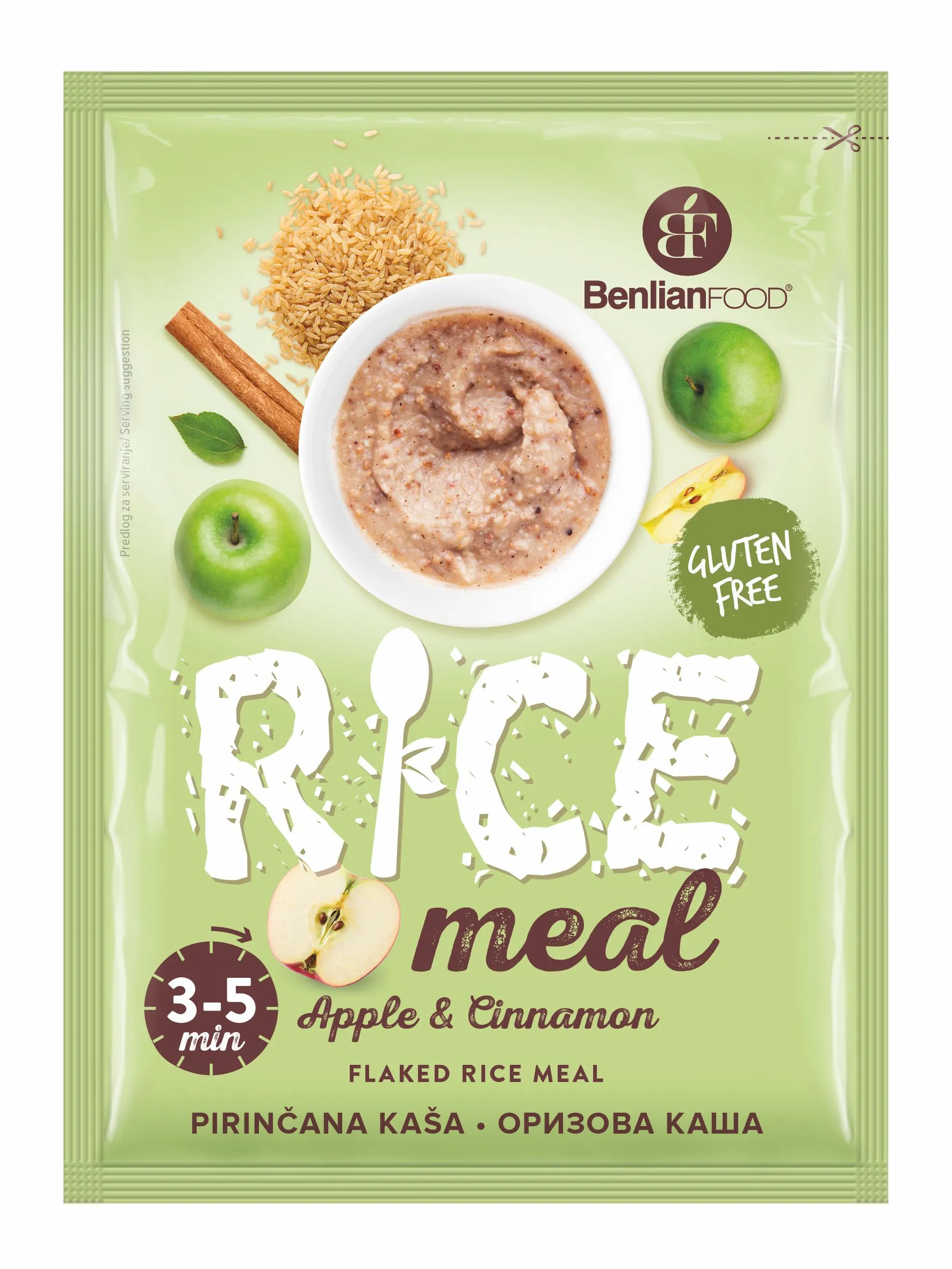 Rice Meal Apple & Cinnamon kaše z hnědé rýže 60 g
