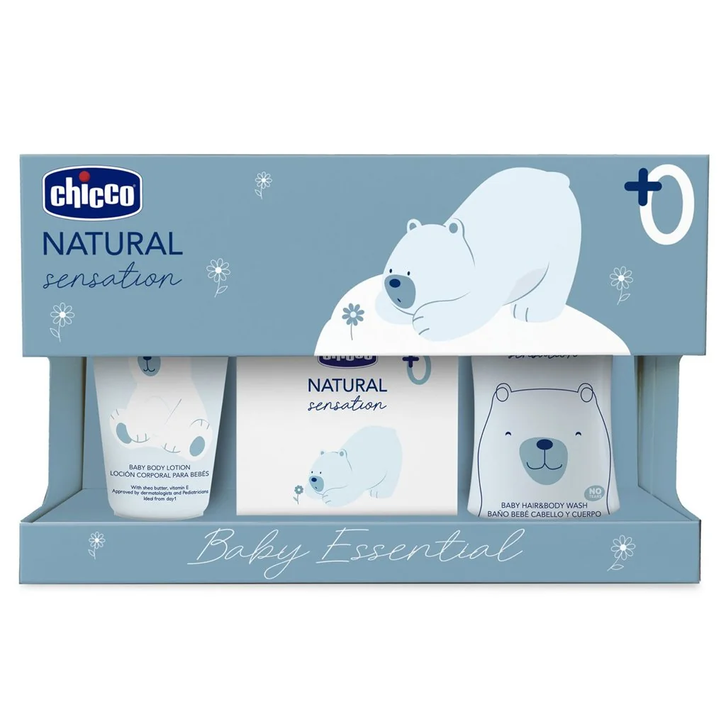 Chicco Set dárkový kosmetický Natural Sensation - Baby Essential 0m+ 