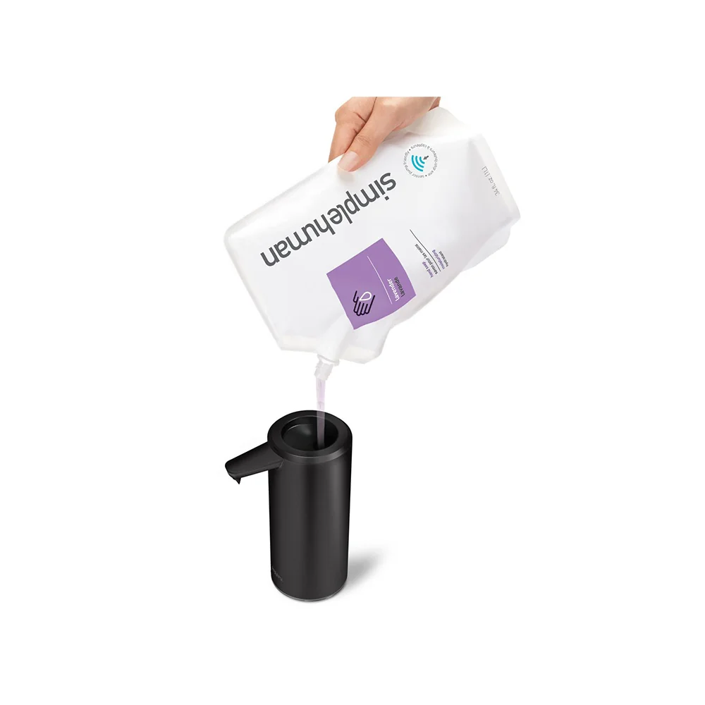 Simplehuman Bezdotykový dávkovač mýdla dobíjecí 266 ml matná černá ocel