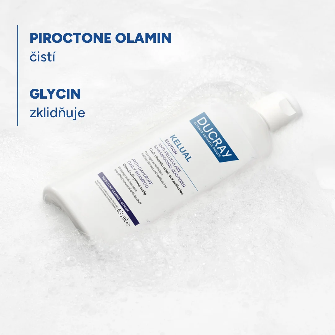 Ducray Elution Šampon na citlivou vlasovou pokožku 400 ml