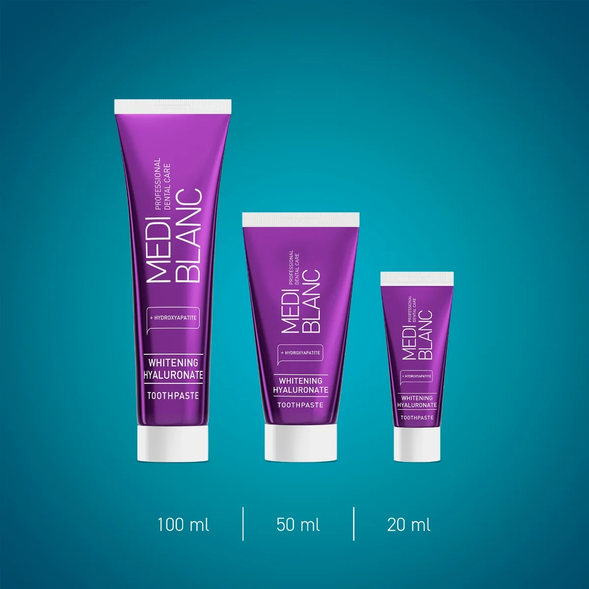 MEDIBLANC Whitening Hyaluronate Toothpaste bělicí zubní pasta 50 ml