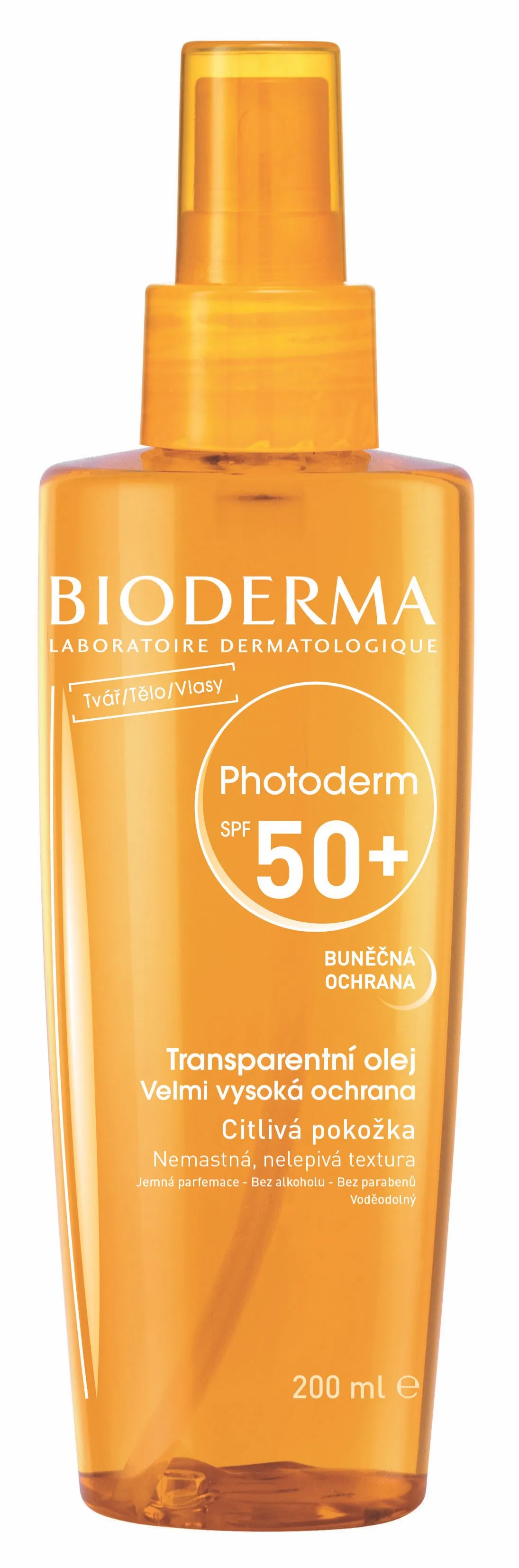 BIODERMA Photoderm Transparentní olej SPF50+ 200ml