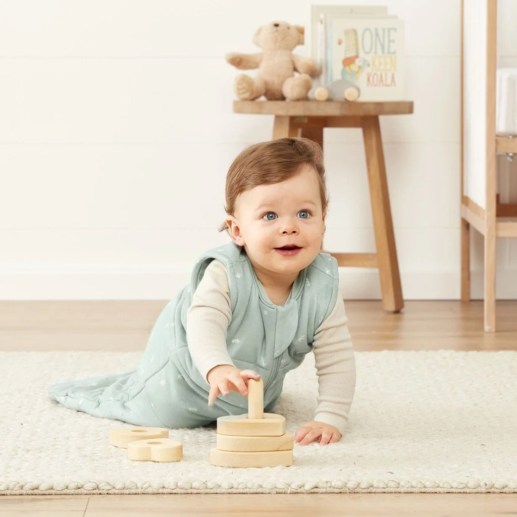 Ergopouch Pytel na spaní organická bavlna Jersey Sage 8-24 m, 8-14 kg, 2,5 tog