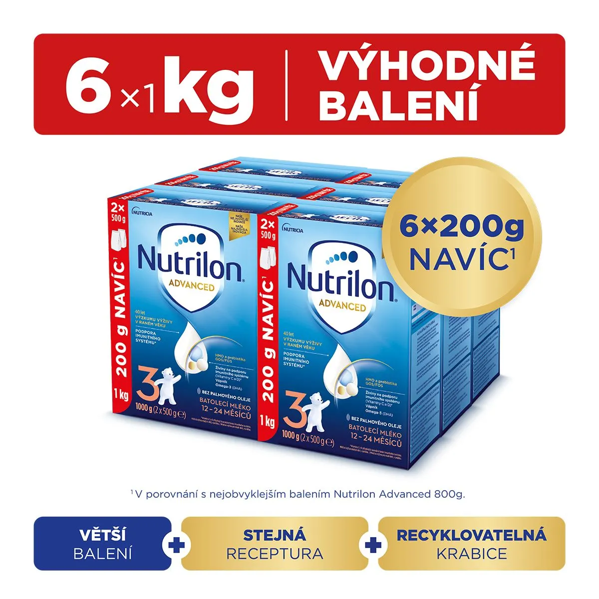 Nutrilon Advanced 3 6x1000 g