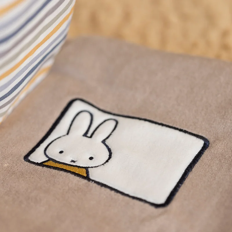Little Dutch Textilní knížka Miffy Fluffy Green