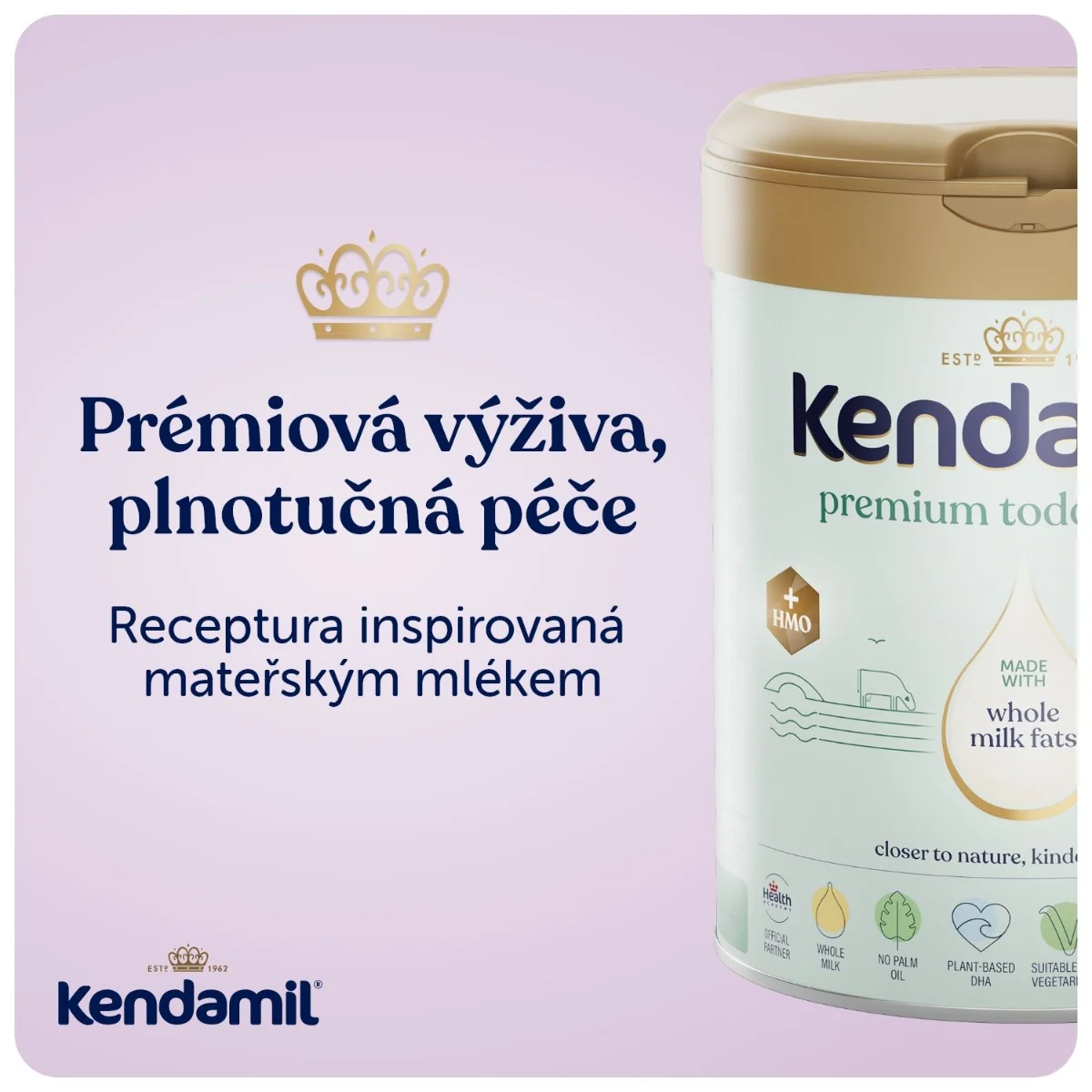 Kendamil 3 Premium Batolecí mléko HMO+ 800 g