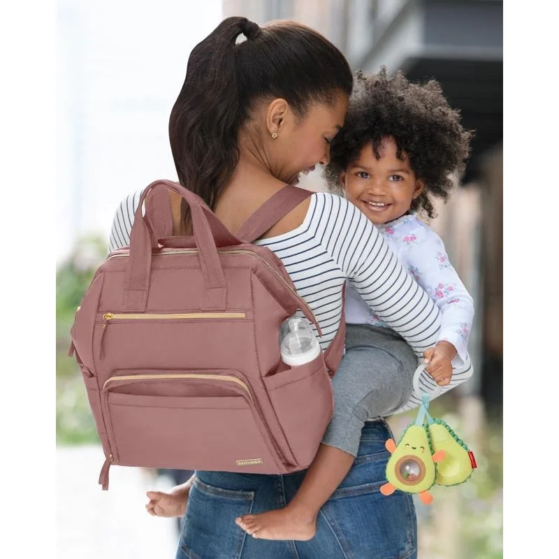 SKIP HOP Taška přebalovací/batoh Mainframe Dusty Rose