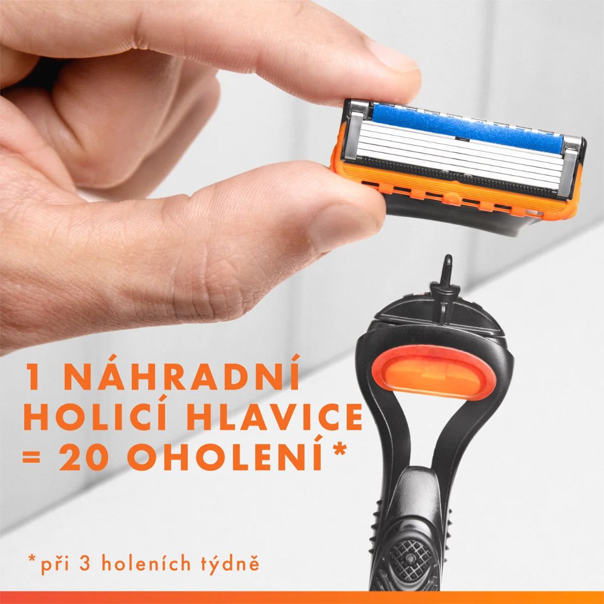 Gillette Fusion5 Manual pánský holicí strojek + 2 hlavice