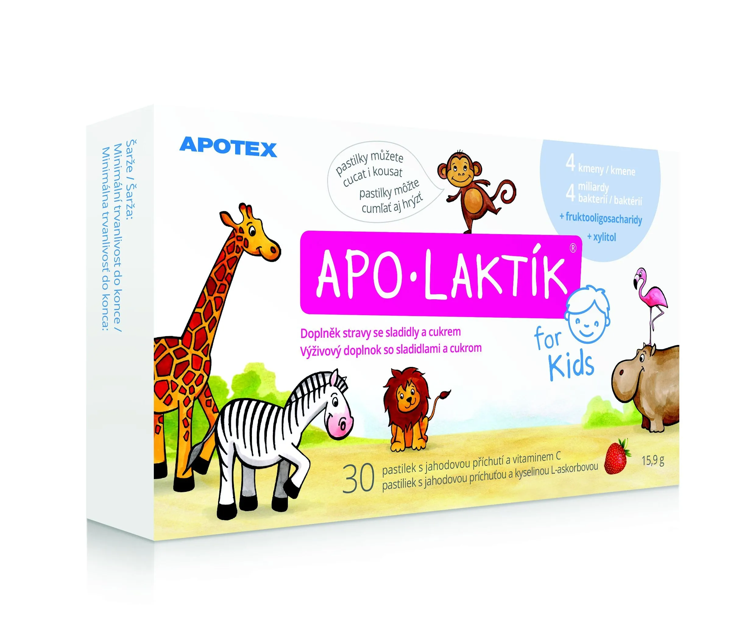 APO-Laktík  30 žvýkacích pastilek