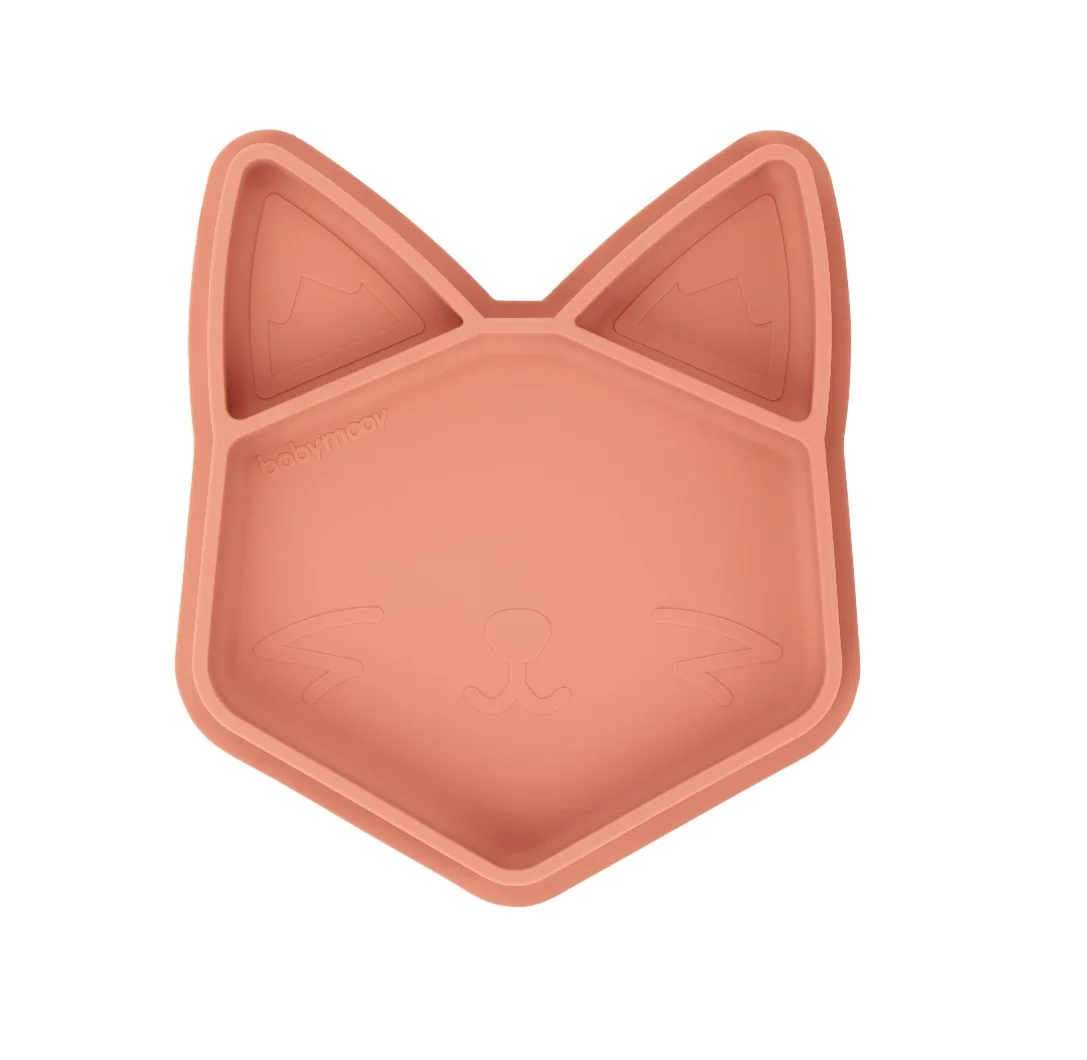 Babymoov Silikonový talíř Isy Plate Fox 1 ks