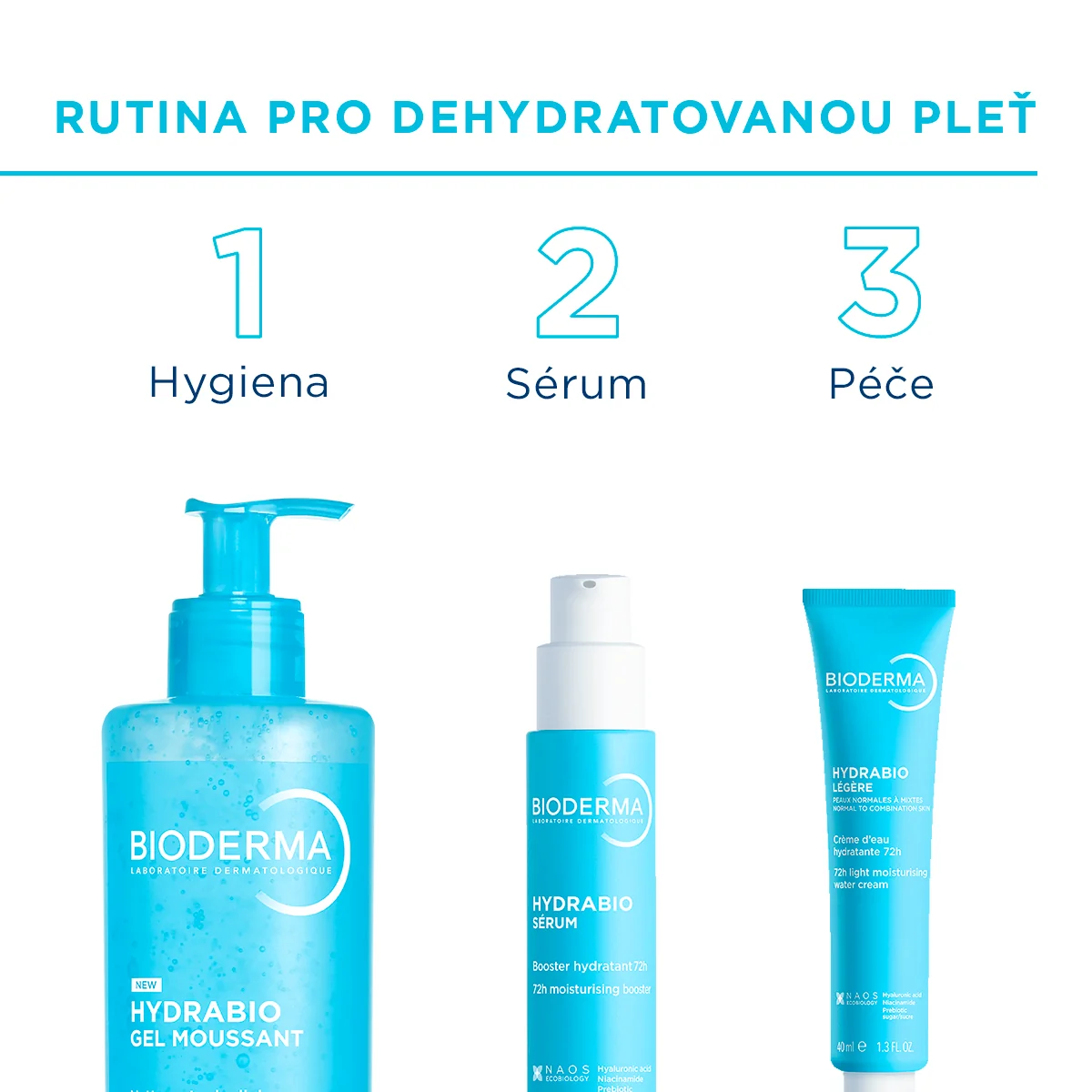 BIODERMA Hydrabio Light hydratační krém 40 ml