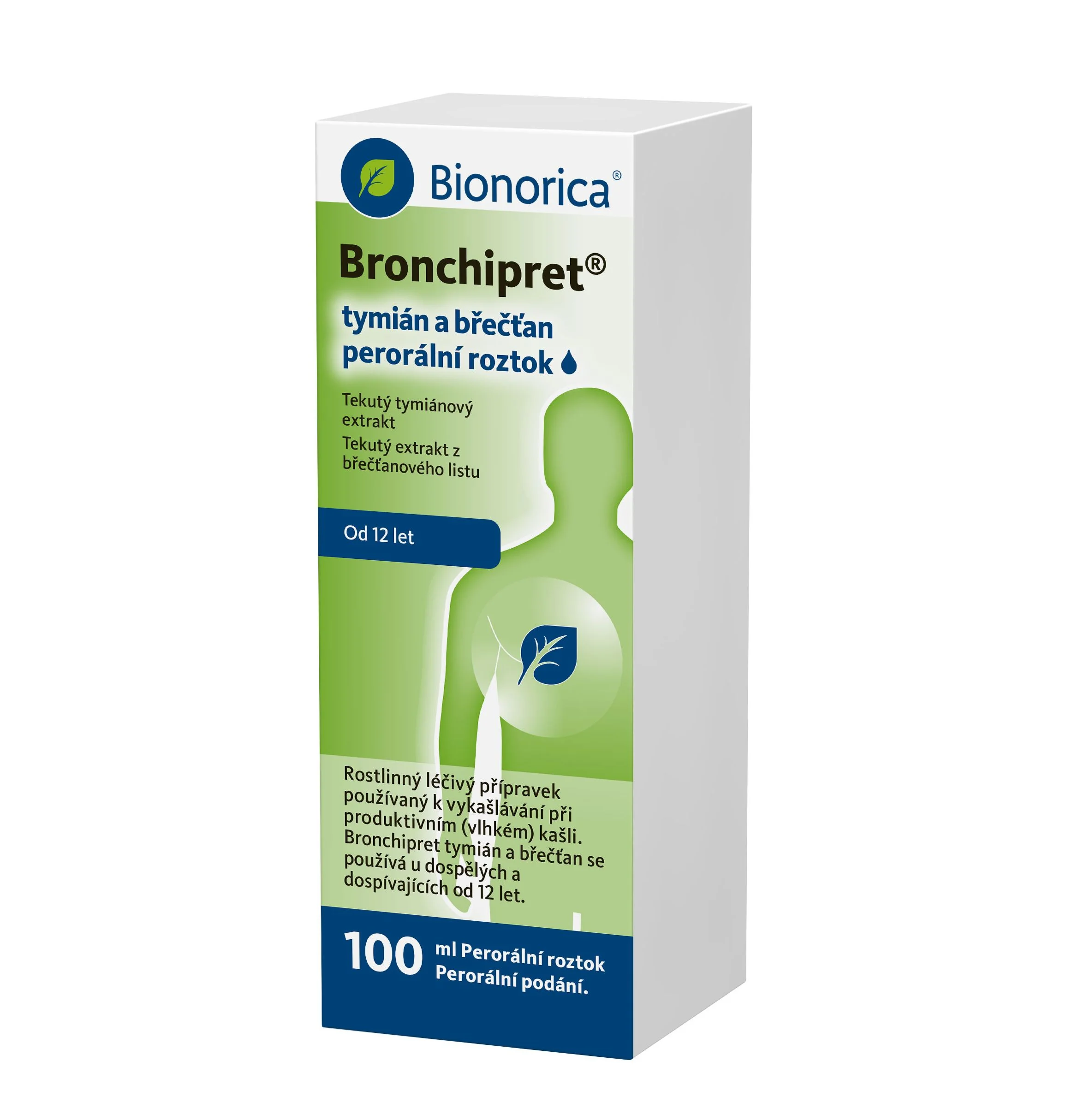 Bronchipret tymián a břečťan perorální roztok 100 ml