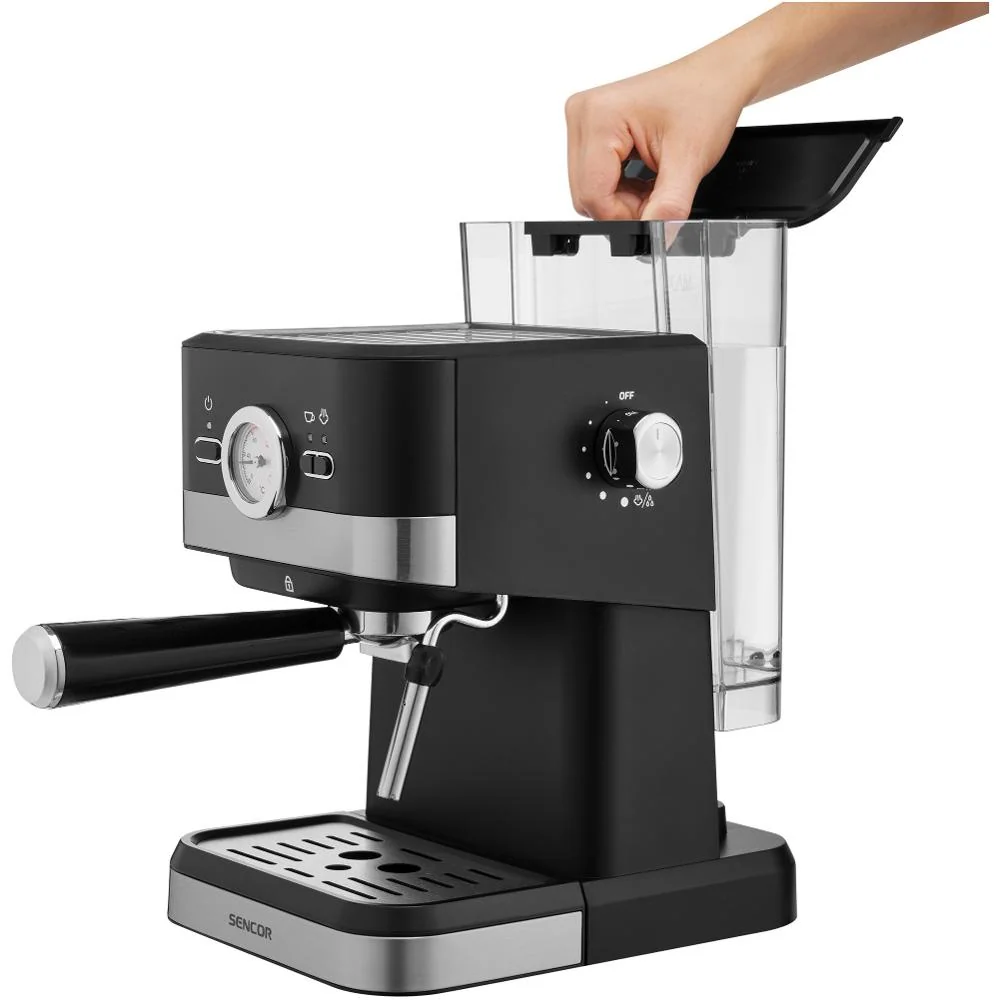 SENCOR SES 1721BK Espresso pákový kávovar černý