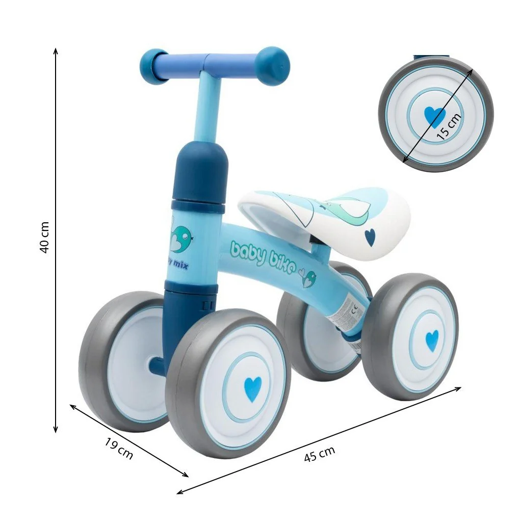 Baby Mix Dětské odrážedlo  Baby Bike Fruit blue