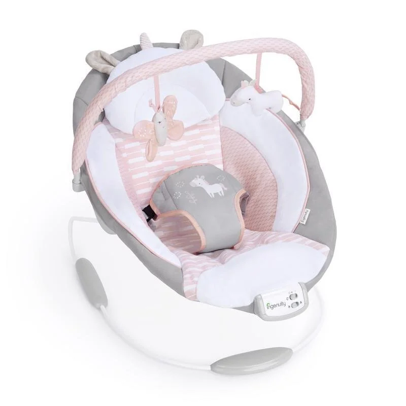 Ingenuity Lehátko vibrující s melodií Flora the Unicorn™ 0m+ do 9 kg