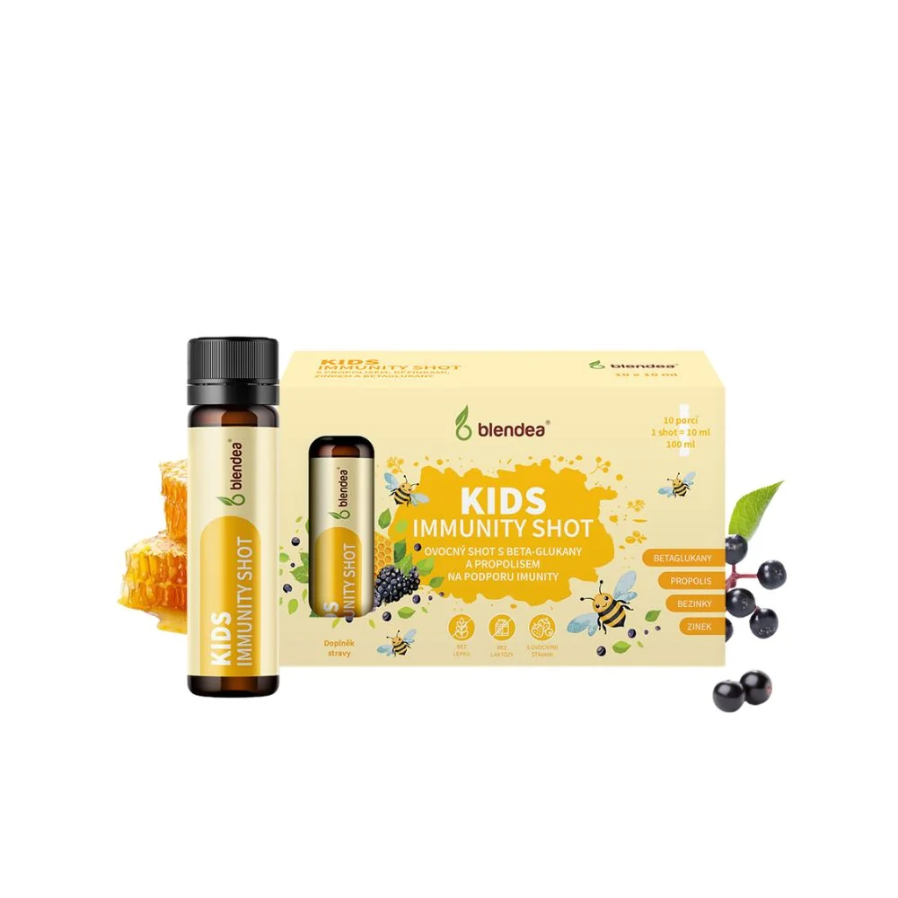 Blendea Kids Immunity Shot s propolisem a beta-glukany 10x10 ml