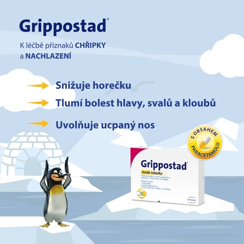 Grippostad 20 tvrdých tobolek