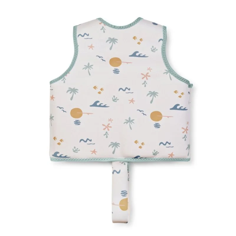 Saro Baby plavecká neoprenová vesta s UV ochranou (3-6r) Good Vibes