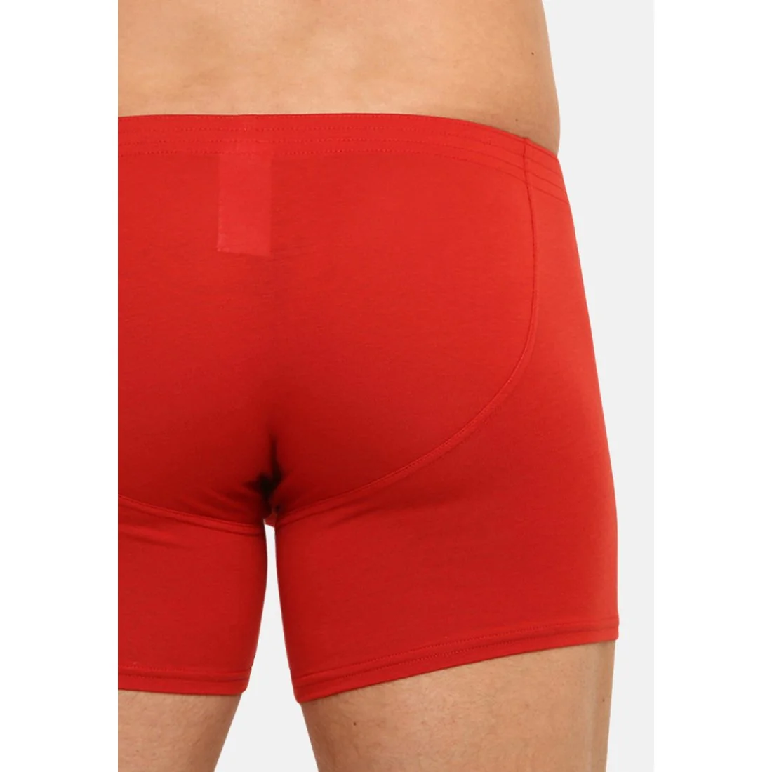 Styx Pánské boxerky long klasická guma červené (F1064) L