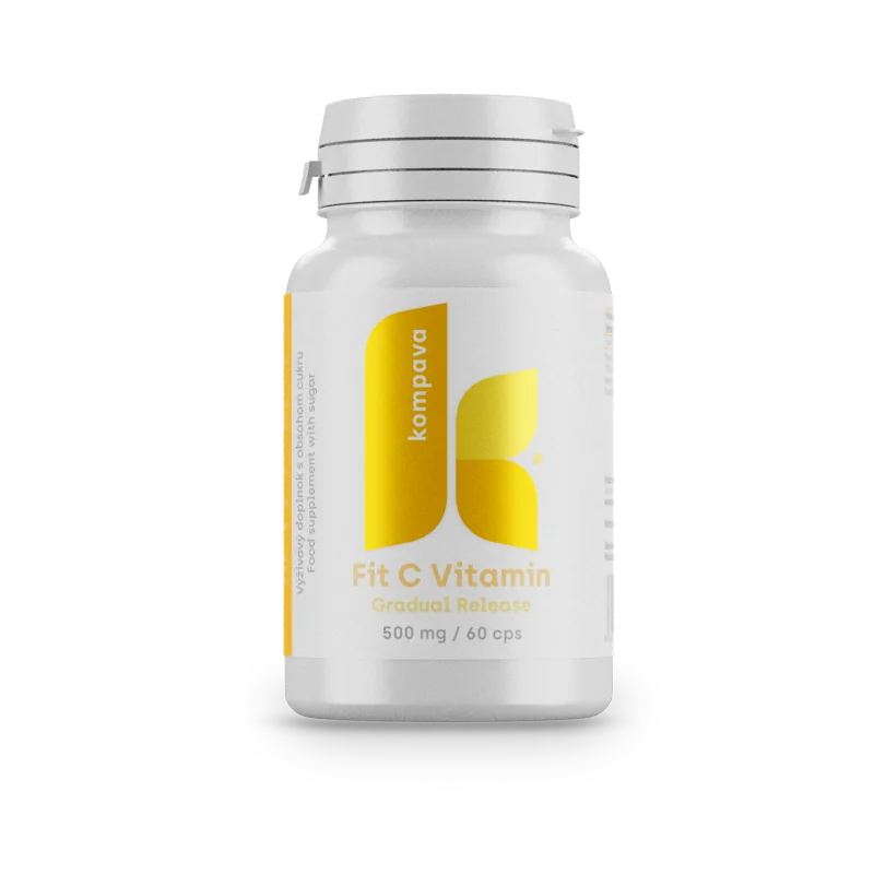 KOMPAVA Fit C Vitamín 500 mg/60 kps