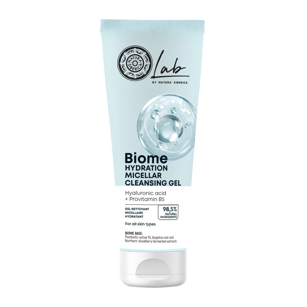 Natura Siberica Lab Biome Hydration Micelární čisticí gel 140 ml