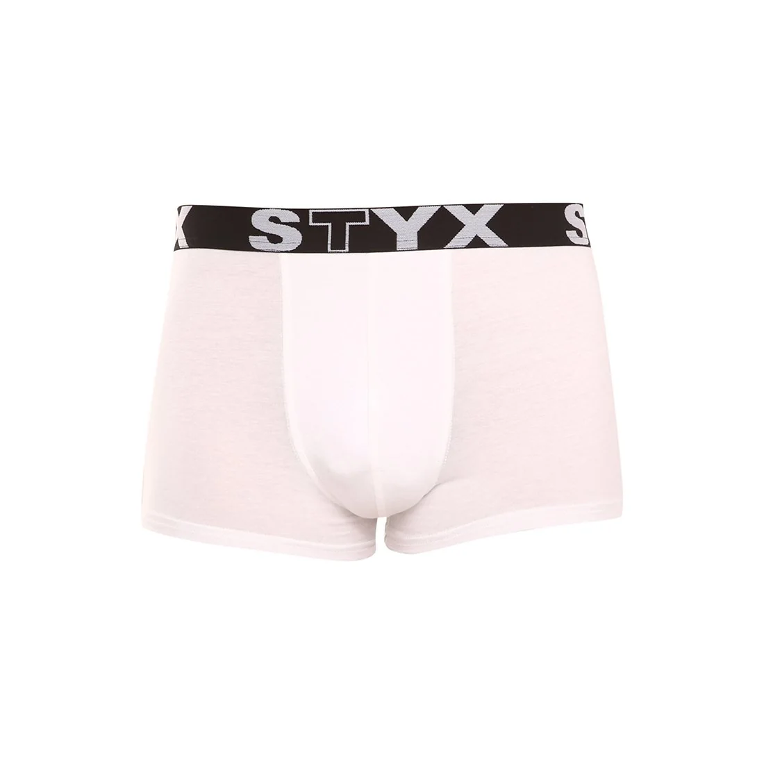 Styx Pánské boxerky sportovní guma nadrozměr bílé (R1061) 3XL
