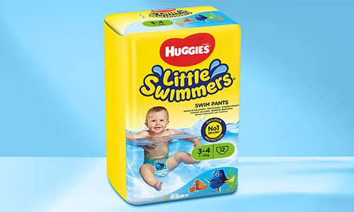Huggies. Little Swimmers jednorázové kalhotky.